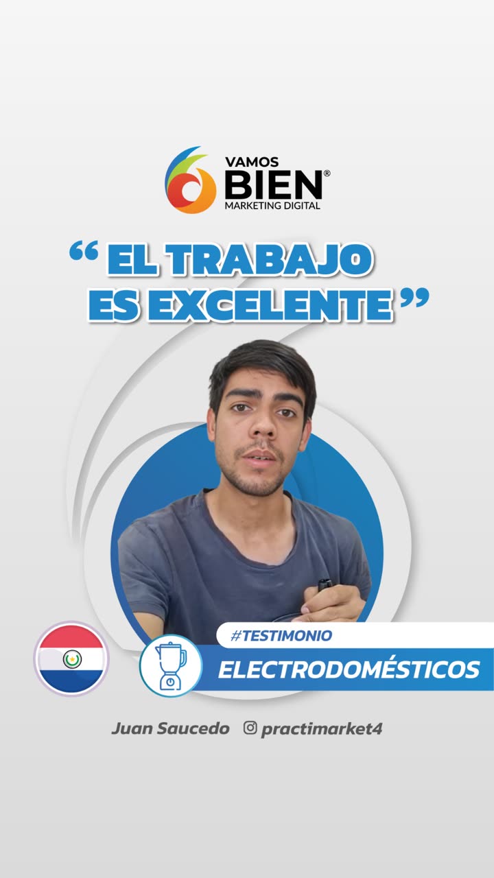 Testimonio de Juan Saucedo — Practimarket · Electrodomésticos